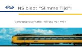 NS biedt “Slimme Tijd”! Conceptpresentatie: Willeke van Wijk.