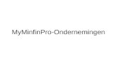 MyMinfinPro-Ondernemingen. 1. De gebruiker surft naar MyMinfin-Ondernemingen Hij gaat naar MyMinfinPro via de URL : «   » Daar klikt