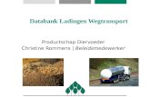 Databank Ladingen Wegtransport Productschap Diervoeder Christine Rommens | Beleidsmedewerker.