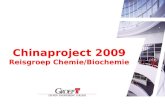 Chinaproject 2009 Reisgroep Chemie/Biochemie. Begeleiding Stijn De Jonge Yves Persoons Dieter Stroobants Chinese student.