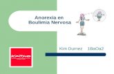 Anorexia en Boulimia Nervosa Kim Durnez 1BaOa2. Wat? Anorexia nervosa: ernstig gewichtsverlies en de angst om desondanks in gewicht aan te komen Boulimia: