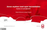 Zeven mythen rond open leermiddelen Mythen of werkelijkheid? Robert Schuwer en Darco Jansen.