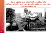 Een visie op etnisch-culturele diversiteit en de implicaties voor de ouderenzorg David Talloen Provincie Oost-Vlaanderen Maatschappeljjke Participatie.