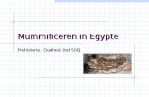 Mummificeren in Egypte Prehistorie / Oudheid (tot 500)