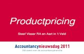 Productpricing Steef Visser RA en Aart in ’t Veld.