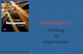 Hoofdstuk 14 Gedrag in organisaties © Pearson Education Benelux, 200314-1.