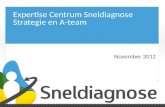 Expertise Centrum Sneldiagnose Strategie en A-team November 2012.