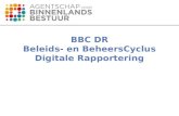 BBC DR Beleids- en BeheersCyclus Digitale Rapportering