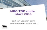 MBO TOP route start 2011 Bart Jan van den Brink coordinerend Docent NHL.