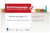 Landelijke Stoffendag 04 oktober 2011 Stoffenmanager 4.5 ‘ An open heart for open source software’ André Winkes – Arbo Unie Andre.winkes@arbounie.nl.