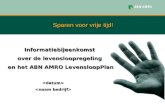 Sparen voor vrije tijd!  Informatiebijeenkomst over de levensloopregeling en het ABN AMRO LevensloopPlan.