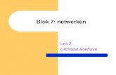 Blok 7: netwerken Les 2 Christian Bokhove. Signalen - Bandbreedte Een belangrijke eigenschap van een signaal is de bandbreedte De bandbreedte van een