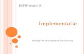 HGW sessie 8 Implementatie Beatrijs Van De Casteele en Luc Lemarcq.