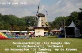 Zuiderparkdagen (ter hoogte van Kinderboerderij “Molenwei” en korenmolen “De Zandweg” op de Kromme Zandweg 9 en 10 juni 2012.