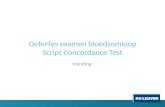 Oefenles examen bloedsomloop Script Concordance Test Inleiding.