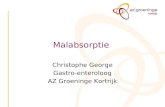 Malabsorptie Christophe George Gastro-enteroloog AZ Groeninge Kortrijk.