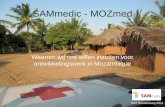 SAMmedic - MOZmed Waarom wij ons willen inzetten voor ontwikkelingswerk in Mozambique Bart Roosenburg 2011.