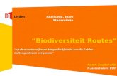Referaat Biodiversiteit Routes