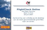 FlightCheck Online - Do More 2007