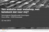 SPD Groningen - van website naar webshop