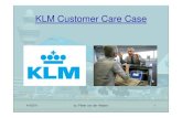 KLM Customer Care Case 2011
