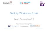 Skillcity lead generation 2.0 workshop | dutchmarq 8 mei 2012