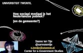Social media conference - Sanne ten Tije