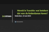 Wereld in Transitie; wat betekent dat voor de Rotterdamse haven?