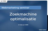 Seminar Zoekmachineoptimalisatie - Hoger in Google
