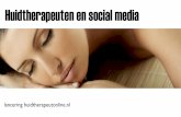 19 september 2013 Lancering huidtherapeutonline.nl contentmarketing en social media marketing