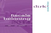 Dirk Accountants + Adviseurs - fiscale beloning 2014