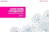 Social Media Management voor gevorderden