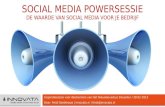 Social Media Powersessie voor ondernemers
