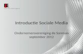 Introductie sociale media voor ondernemers