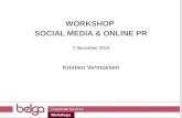 2010_12_07_Belga Workshop Social Media & Online PR
