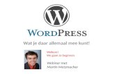 WordPress webinar