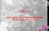 Deel 7  Invloed van temperatuur op flora en fauna