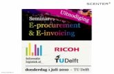 Presentatie 'e business in supply-chain perspectief' - sicco santema - tu delft - sepei seminar - 01-07-2010