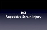 Presentatie RSI (Repetitive Strain Injury)