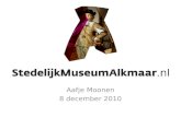 DE Conferentie 2010, dag 2, sessie 8: Aafje Moonen, "StedelijkMuseumAlkmaar.nl"