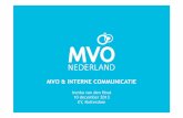 Sheets workshop MVO en interne communicatie