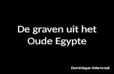 De graven uit het oude egypte