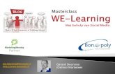 Masterclass WE-Learning