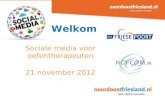 Inspiratiebijeenkomst Oefentherapeuten Friesland over social media