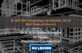 BIM State-of-the-Art (IE-Net Studiedag 16 Oktober 2013)