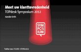 Meet uw klanttevredenheid - TOPdesk Symposium