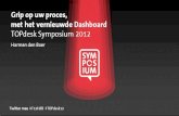 Grip op uw proces met het vernieuwde Dashboard - TOPdesk Symposium 2012