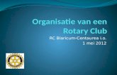 Organisatie van rc blaricum centaurea