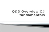 NL - Q&D Overview programming fundamentals C#