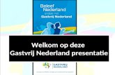 Presentatie Gastvrij Nederland beurs Ahoy